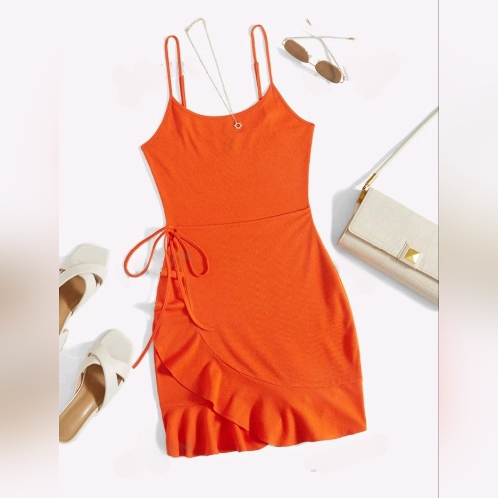 Orange dress